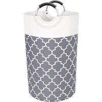 SPETLEK Large Collapsible Laundry Basket grey