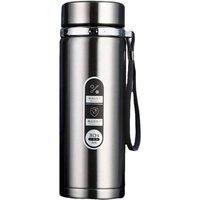 SPETLEK Stainless Steel Thermos Water Bottle silver 1L