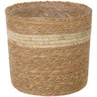 SPETLEK Natural Seagrass Indoor Planter Storage Basket Flower Pot Large