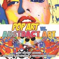 Baby Professor Pop Art vs. Abstract Art - Art History Lessons Children's Arts in Orange