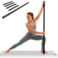FLAVORA Adjustable Yoga Wand Sturdy Durable Iron Construction Ergonomic in Black | Size: 0-12 m