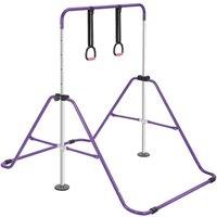 FLAVORA Adjustable Gymnastics Training Bar in Purple | Size: 0-12 m