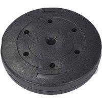 FLAVORA 15kgx2 = 30kg Weight Plates Set Free Dumbbell in Black | Size: 0-12 m