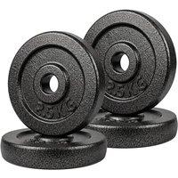 NESTLUNE Weight Plates Set, 1/2.5cm Weight Disc Pair in Black | Size: 0-18 m