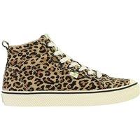 Cariuma OCA High Stripe Leopard Print Brown Plismolls | Size: 5