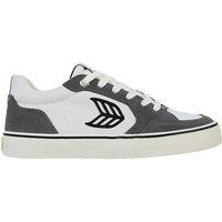 Cariuma Vallely Pro Off-White/Grey Plimsolls in White | Size: 6