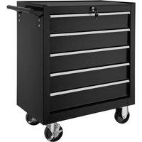 tectake Tool Chest in Black