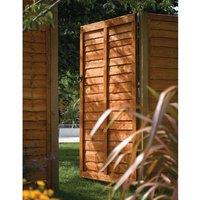 Rowlinsons Traditional Lap Gate 6x3 Dip Treated - L91.5 x W91.5 x H183 cm in Brown