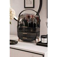 Neo Portable Cosmetic Makeup Storage Organiser Skincare Display Box Case in Black