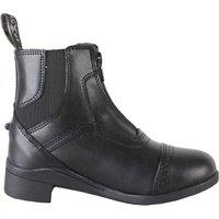Saxon Syntovia Zip Paddock Boots in Black | Size: 9