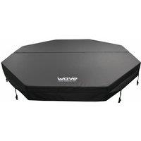 Wave Spas Wave Premium All-Weather Hot Tub Cover | Como | Energy-Saving Thermal Spa Lid in Black