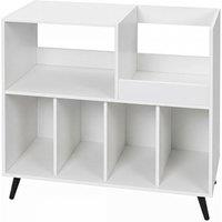 Levede Record Player Stand Album Storage Turntable Cabinet in White