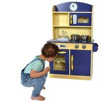 Teamson Kids Navy Deluxe Kitchen in Blue