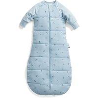 ergoPouch 100% GOTS Winter Jersey Sleeping Bag - 3.5 TOG Dragonflies in Light Blue | Size: 3-12 m