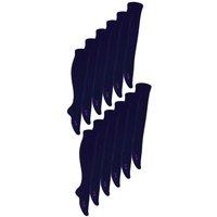 Sock Snob Men's 12 Pair Knee High Soft Bamboo School Socks in Navy | Size: 12-3