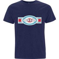Oasis Music Men's Oblong Target T-Shirt in Navy | Size: 2XL