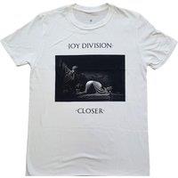 Joy Division Men's Classic Closer T-Shirt in White | Size: XL