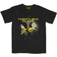 Twenty One Pilots Men's Back To Back T-Shirt in Black | Size: Small