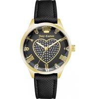 Juicy Couture Women's JC1300GPBK 35mm Quartz Watch in Black