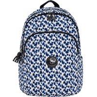 Kipling Women's Delia Curious Leopard Blue Backpack