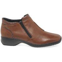 Rieker Women's 'Drizzle' Casual Ankle Boots in Brown | Size: 8