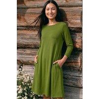 Roman Women's A-Line Pocket Detail Swing Dress in Khaki | Size: 16