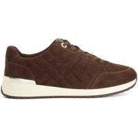 Dune London Women's 'Evelie' Suede Trainers in Brown | Size: 6