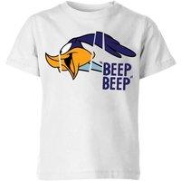 Looney Tunes Road Runner Beep Beep Kids T-Shirt - White | Size: YS