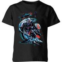 DC Comics Aquaman Black Manta & Ocean Master Kids T-Shirt - Black | Size: YXS