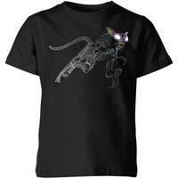 FANTASTIC BEASTS Tribal Matagot Kids T-Shirt - Black | Size: YXS