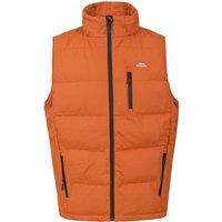 Trespass Men's Clasp Padded Gilet Bodywarmer in Burnt Orange | Size: Small