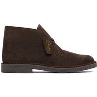 Clarks Men's Desert Boot Evo Dark Brown Suede Ankle Boots, Desert Boots, Lace Up | Size: 7-Standard Fit