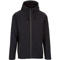 Trespass Men's Sheelane Marl Fleece Jacket in Black | Size: Large