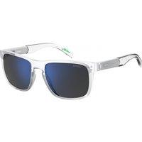 Levi's Men's LV-5058-S-2M4 Square/Rectangle Sunglasses in Clear