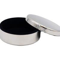 Silver Editions Round Jewellery Box in Silver