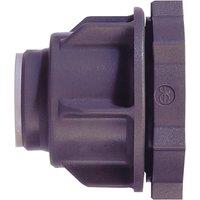 John Guest Tank Connector 22mm (Pack Of 5) CM0722S in Purple