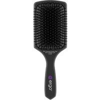 Ergo Professional Polishing Detangling Paddle Brush in Black
