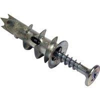 Forgefix Cavity Wall Zinc Speed Plug 4.5Mm Bag 10 in Silver