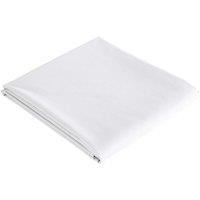 CHRISTY Pure Cotton Percale Flat Sheets in White | Size: King Flat