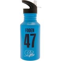 Manchester City FC Foden Aluminium Water Bottle in Blue