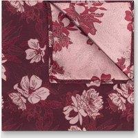 Antique Rogue Men's Floral Pocket Square in Red