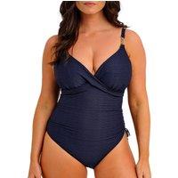 Fantasie Women's Azores Plunge Swimsuit in Blue | Size: 40DD