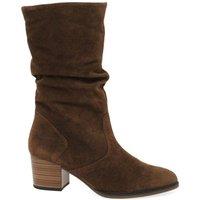 Gabor Women's 'Ramona' Calf-Length Boots in Brown | Size: 6