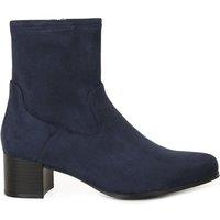 Caprice Women's 'Catrina' Ankle Boots in Mid Navy | Size: 8