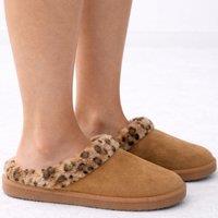 ABSOLUTE FOOTWEAR Women's Womens Easy Slip On Open Back Genuine Sheepskin Mule Slipper | Size: 9
