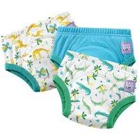 Bambino Mio NEW: 3 Pack Reusable Potty Training Pants - Elite Design in Blue | Size: 4-5 Years