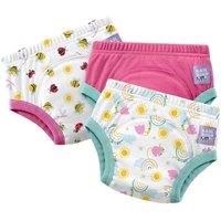 Bambino Mio NEW: 3 Pack Reusable Potty Training Pants - Elite Design in Pink | Size: 4-5 Years
