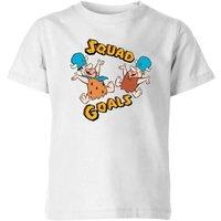 Zavvi The Flintstones Squad Goals Kids T-Shirt - White | Size: YXL