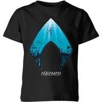 DC Comics Aquaman Deep Kids T-Shirt - Black | Size: YS