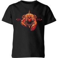 DC Comics Aquaman Brine King Kids T-Shirt - Black | Size: YL